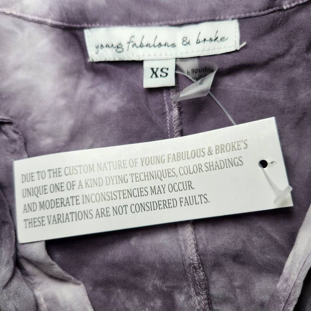 Young Fabulous & Broke Raine Tie Dye Wrap Dress - Picture 8 of 12